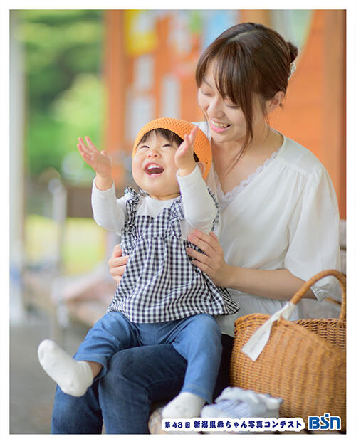 第47回新潟県赤ちゃん写真コンテスト　優秀賞　笑顔部門