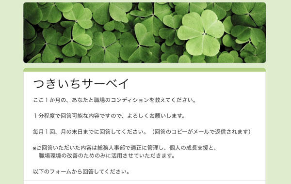 つきいちサーベイ、始めました。_イメージ１